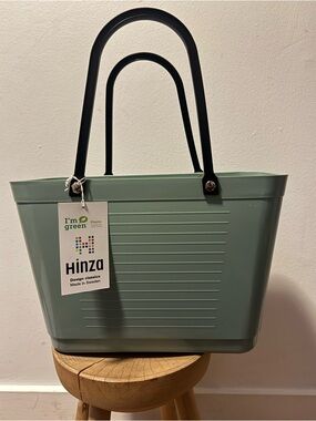 HINZA market eco bag tote SMALL SAGE